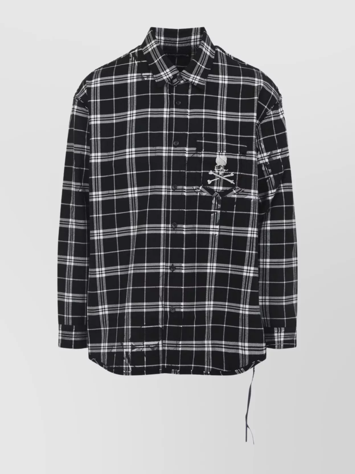 Mastermind World Reversible Plaid Shirt Button-Down Collar