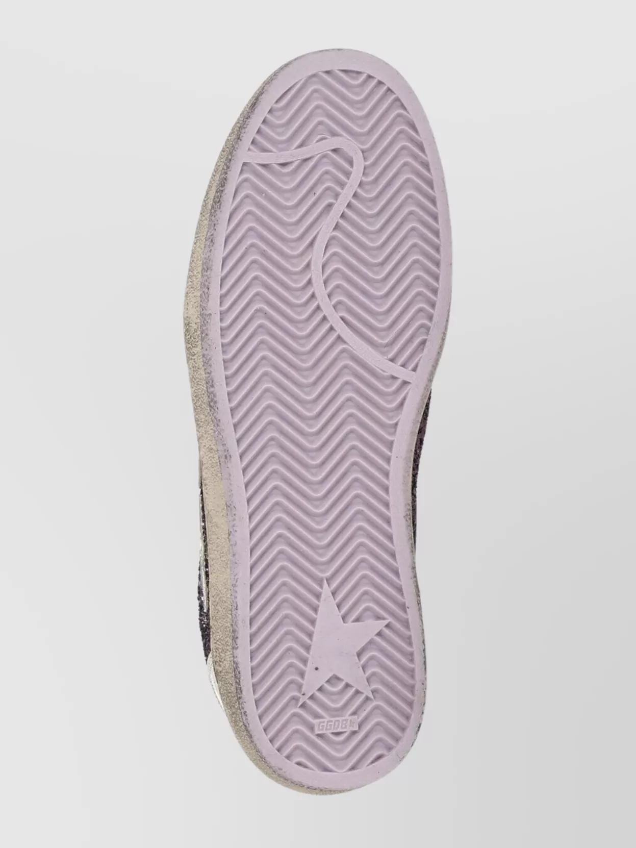 Golden Goose Leather Glitter Low-Top Sneakers