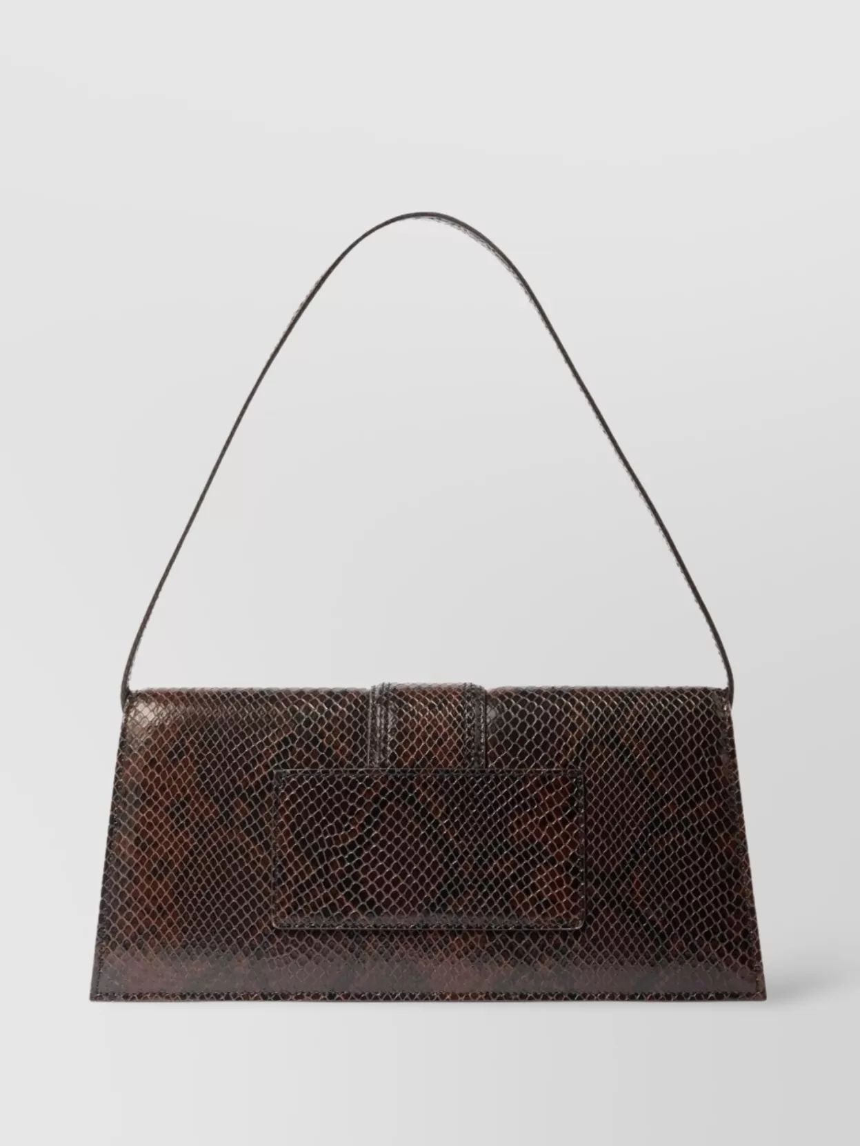 Jacquemus Long Rectangular Shoulder Bag With Snakeskin Effect