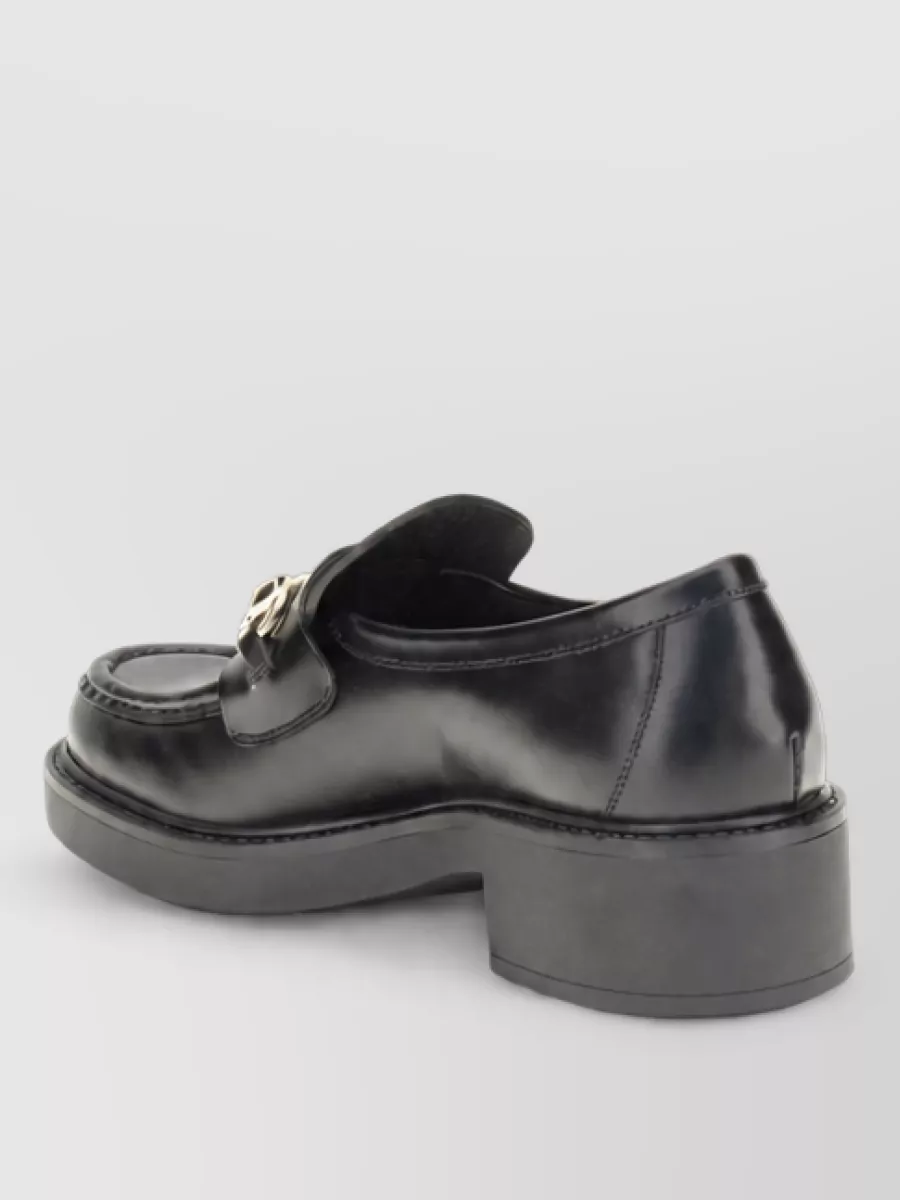 Gucci Leather Slip-On Loafers