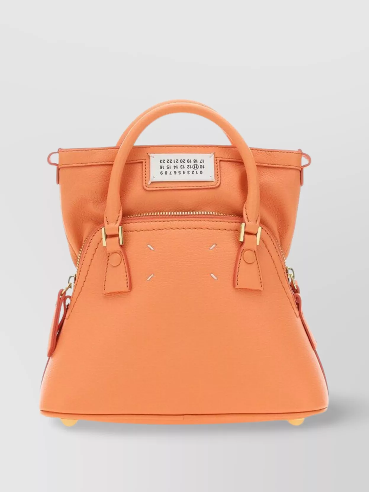 Maison Margiela Micro 5ac Structured Shoulder Bag In Orange