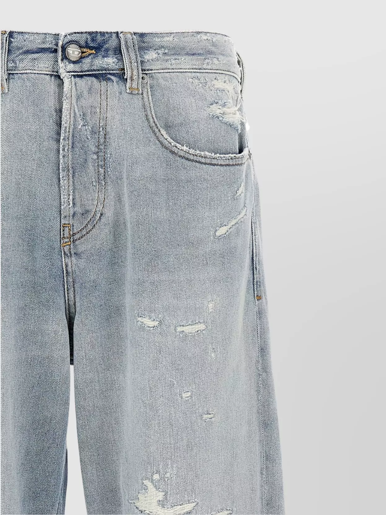 Diesel '2001 D-Macro' Distressed Jeans