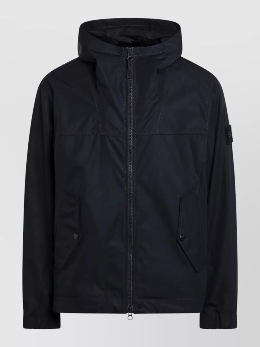 Stone Island Cotton hooded jacket