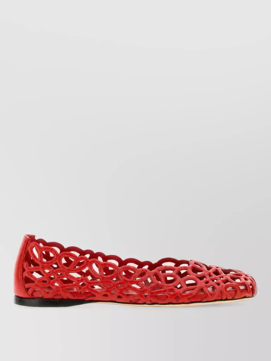 Loewe Leather Ballerina Shoes