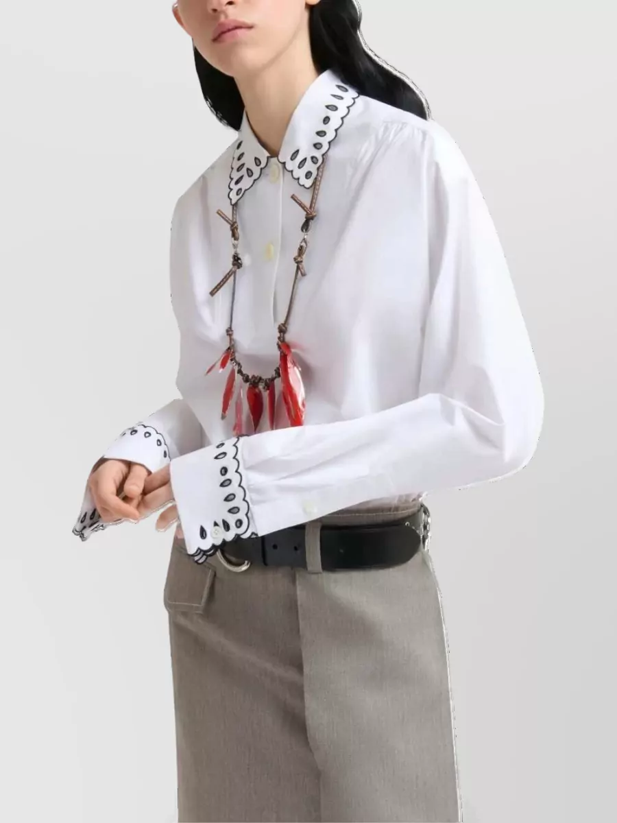 Marni Cotton Broderie Anglaise Shirt