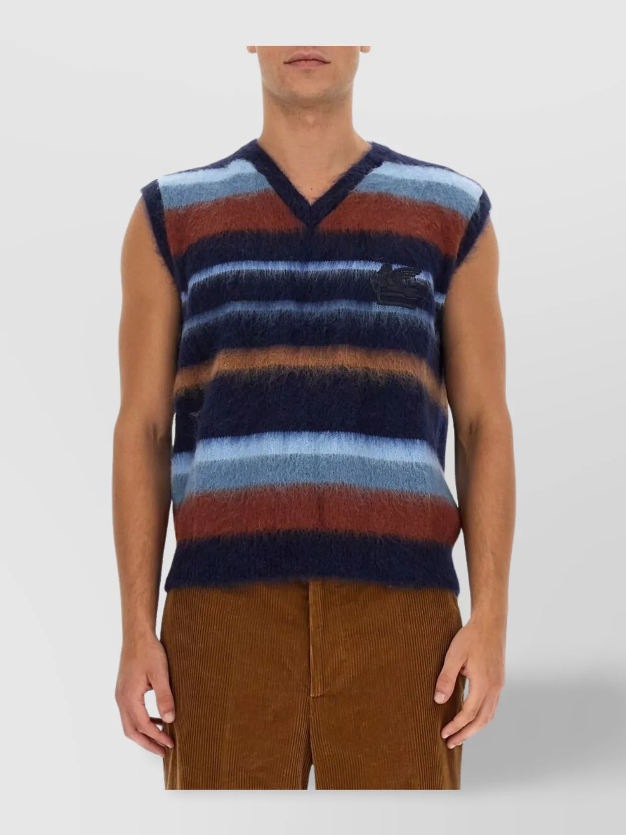Etro Vest With Stripe Pattern