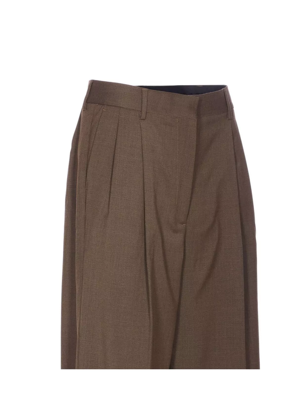 Filippa K Wide Leg Trousers With Pleats And Pockets