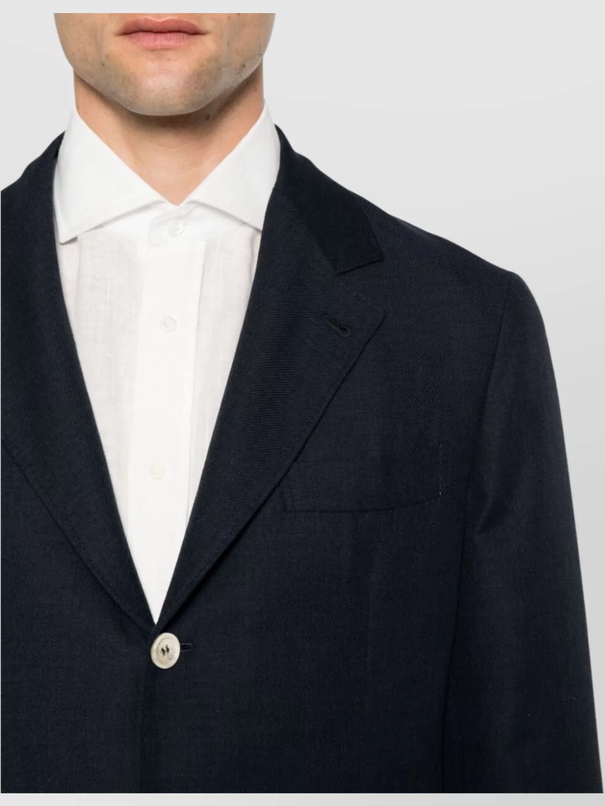 Brunello Cucinelli Single Breasted Blazer Notch Lapels Pockets