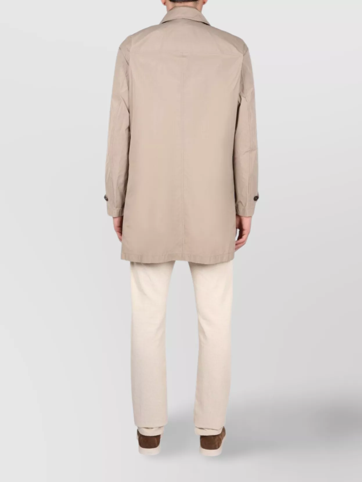 Fay Morning Jacket With Buckle Collar
