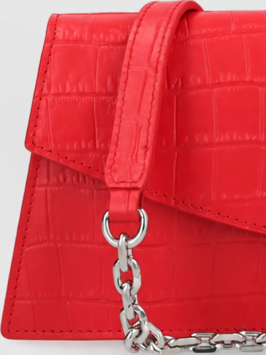 Alexander McQueen skull mini leather clutch bag