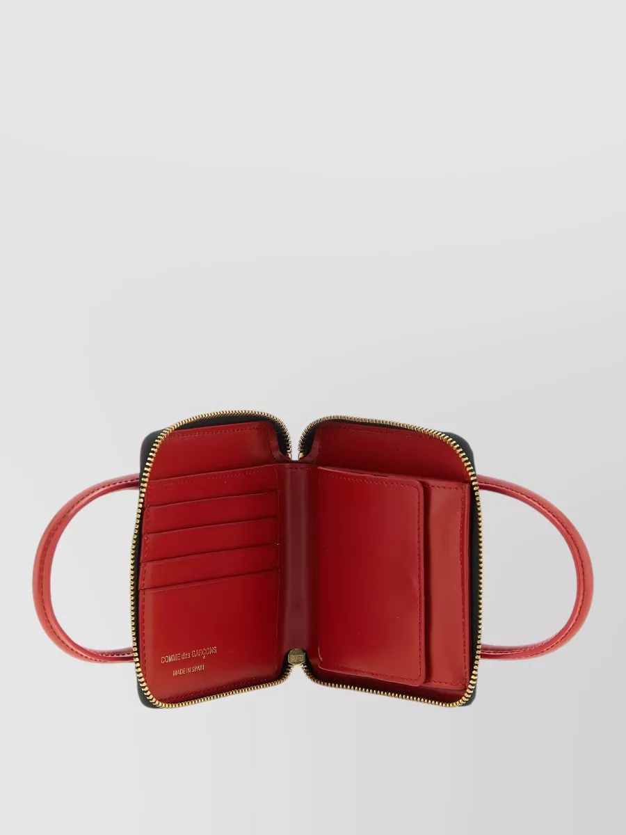 Comme Des Garçons Leather Zip-Around Wallet