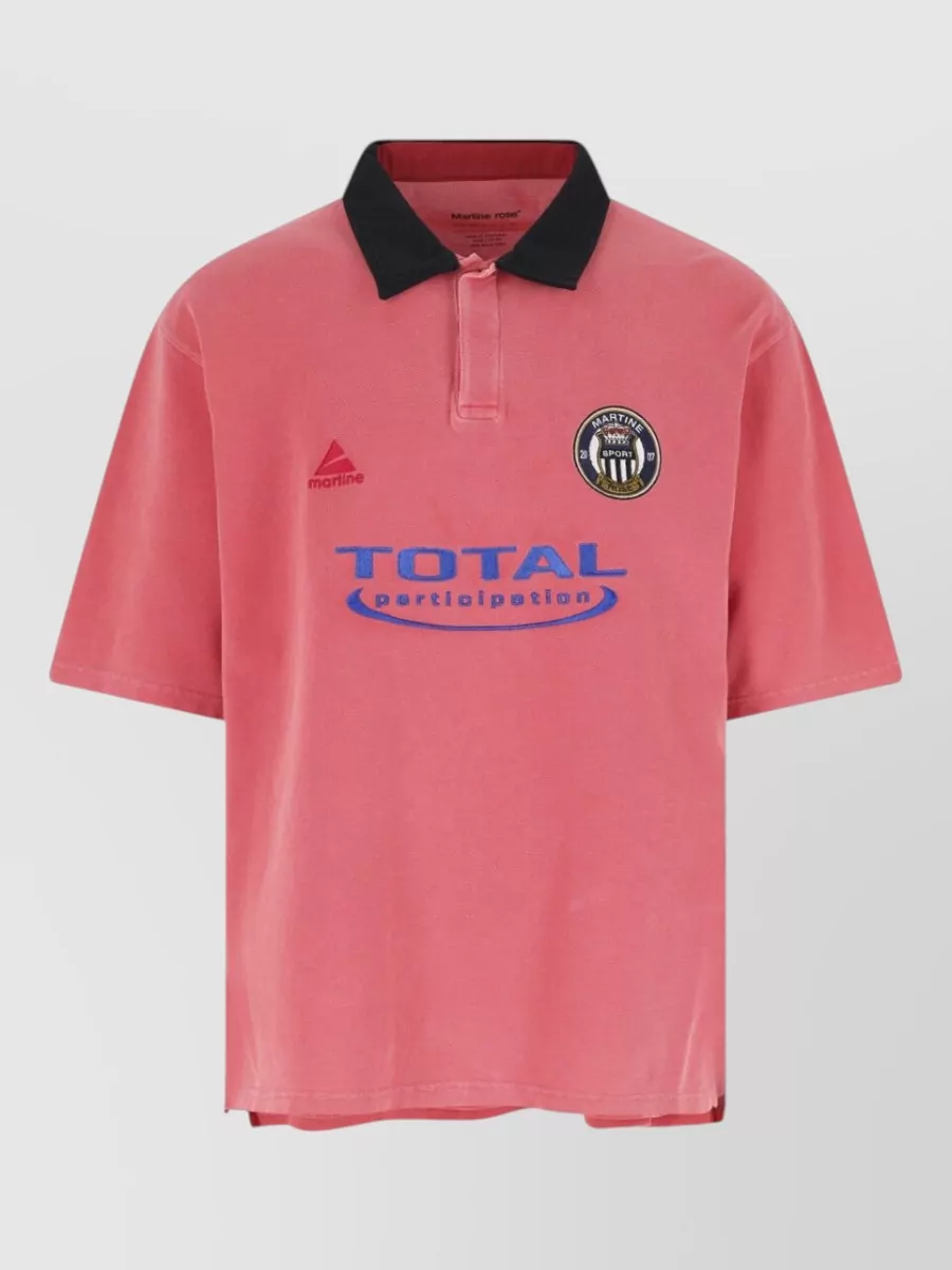 Martine Rose Short-Sleeve Polo Shirt
