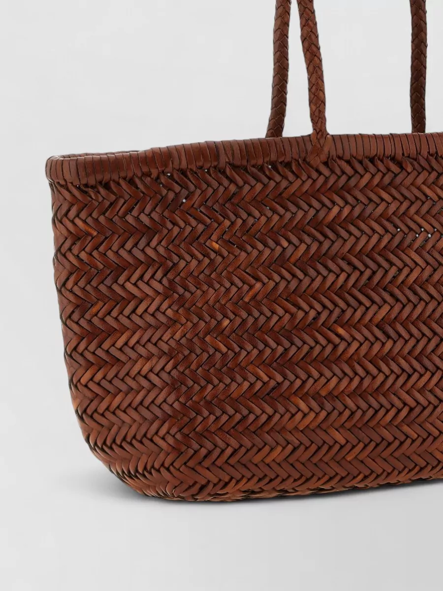 Dragon Diffusion Bamboo Triple Jump Big Leather Beach Bag
