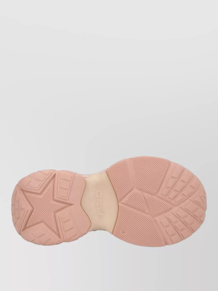 Ash Calf Leather Low-Top Sneakers