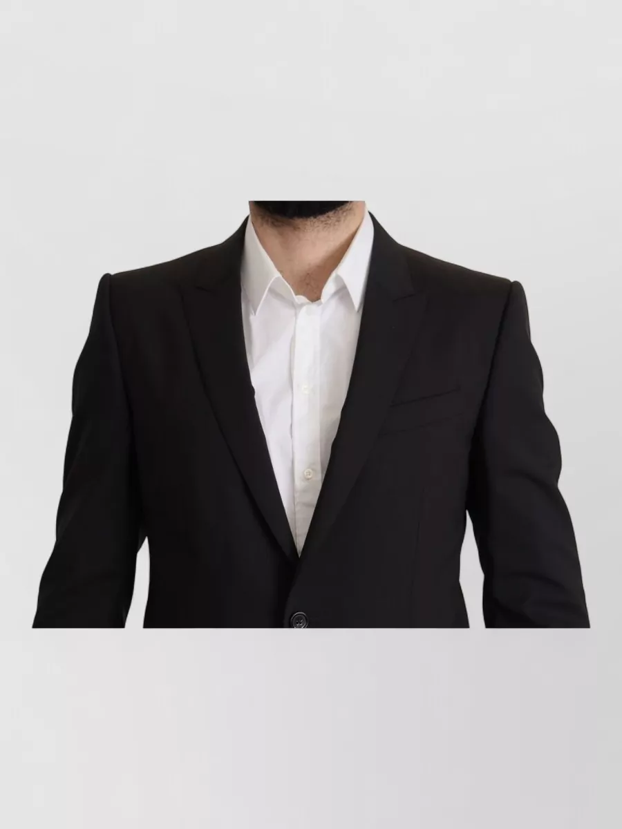 Dolce&Gabbana Single Breasted Wool Blazer