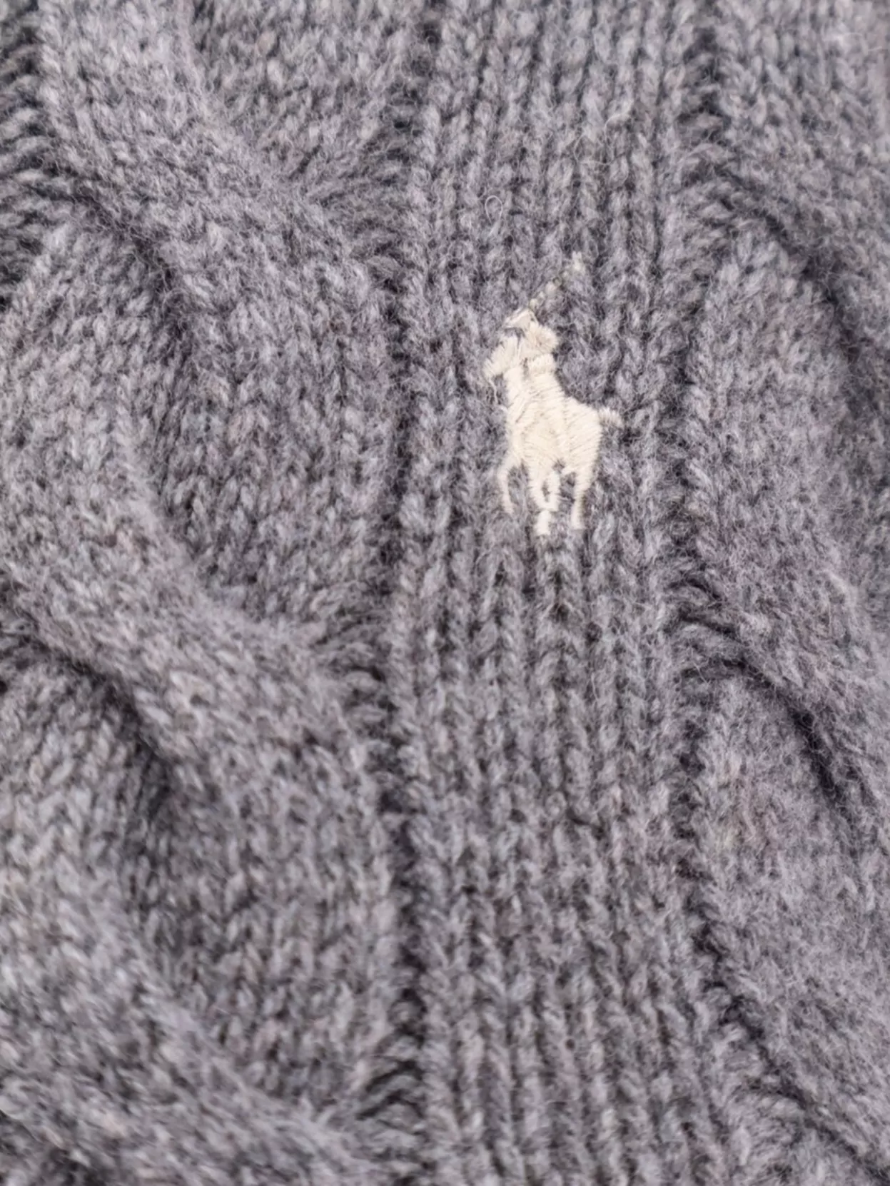 Polo Ralph Lauren Cable Knit Wool And Cashmere Cardigan