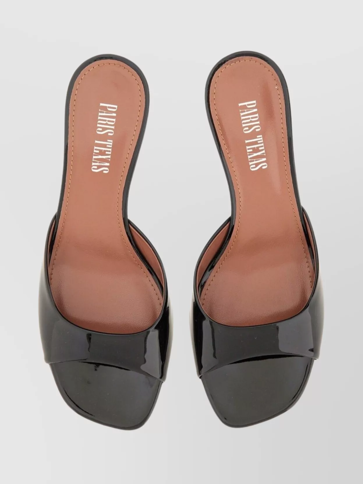 Paris Texas Modern Block Heel Open Toe Sandals
