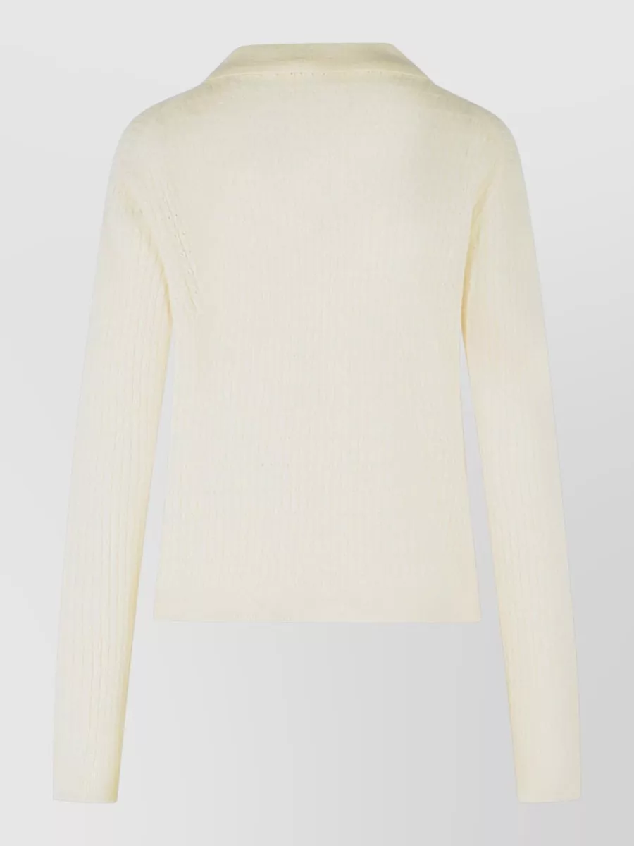Closed Wool Polo Sweater