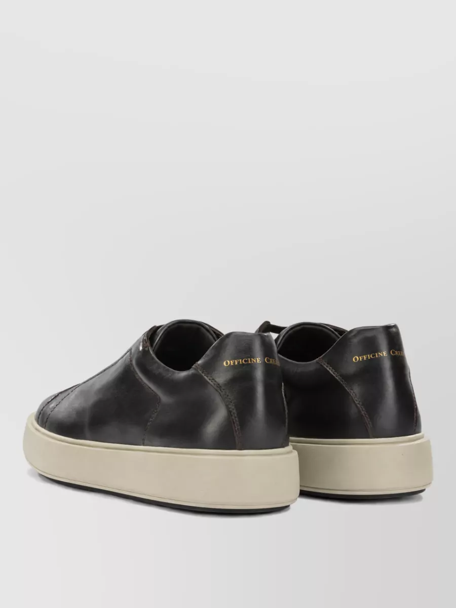 Officine Creative Leather Low-Top Lace-Up Sneakers
