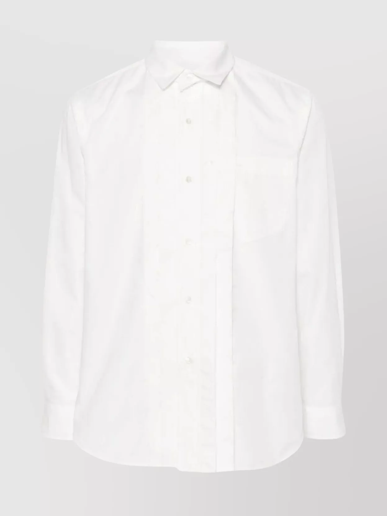 Sacai Poplin Cotton Shirt Chest Pocket