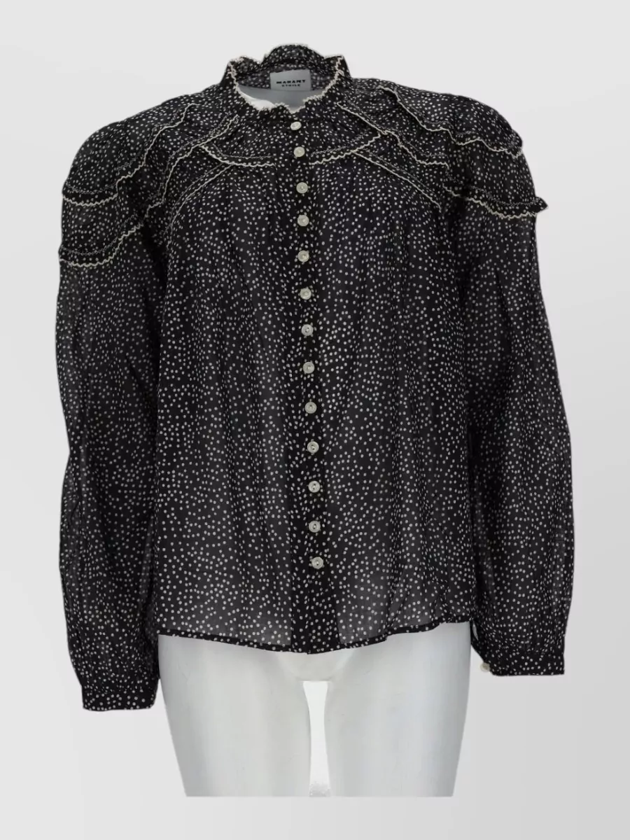 Isabel Marant Etoile cotton voile blouse