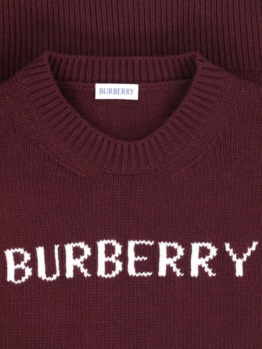 Burberry Cashmere Wool Ribbed Crewneck Jumper