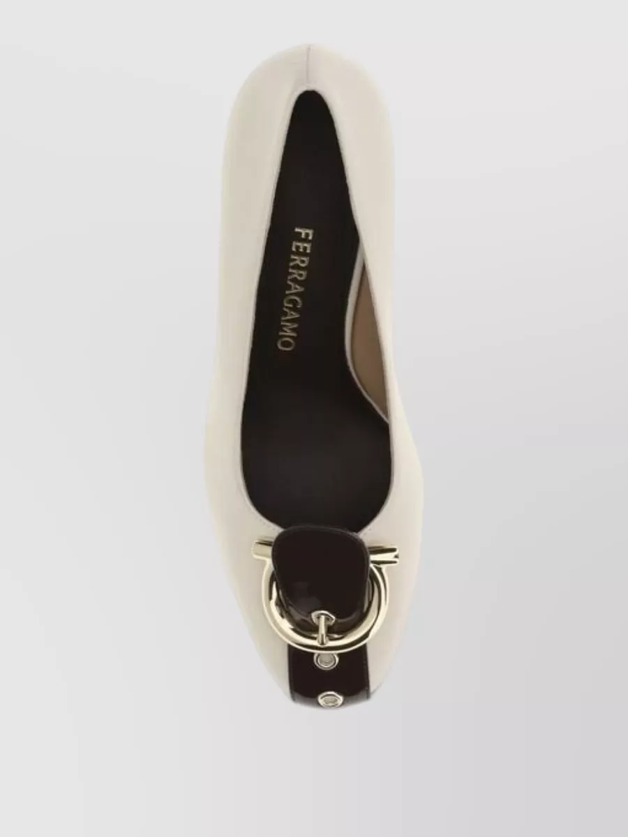 Ferragamo Leather High Heel Pumps