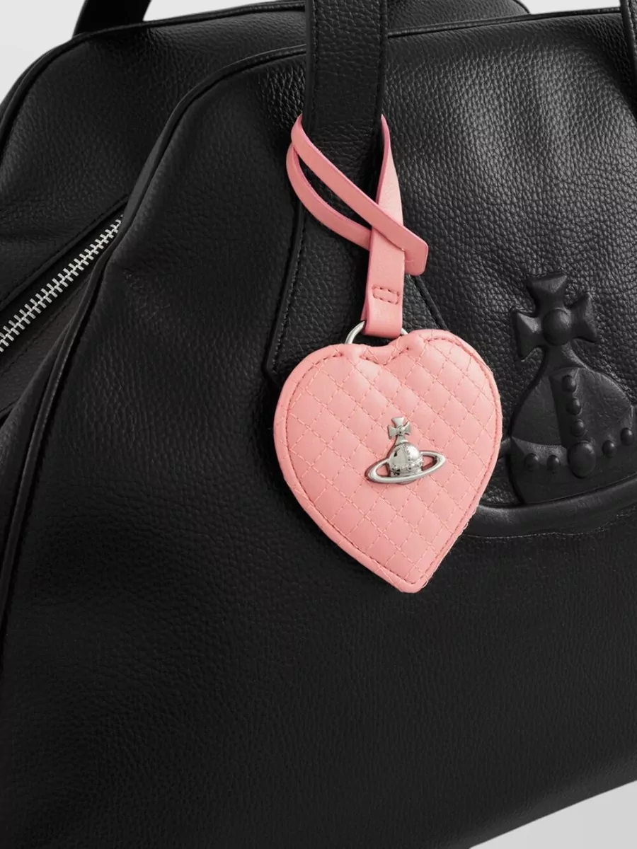 Vivienne Westwood Quilted Heart Mirror Charm