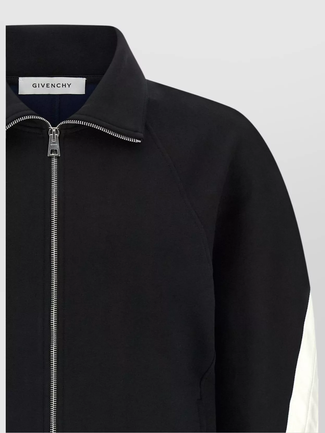 Givenchy High Collar Sweatshirt Satin Detail