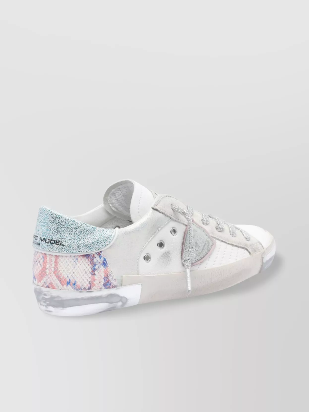 Philippe Model Round Toe Low Top Sneakers