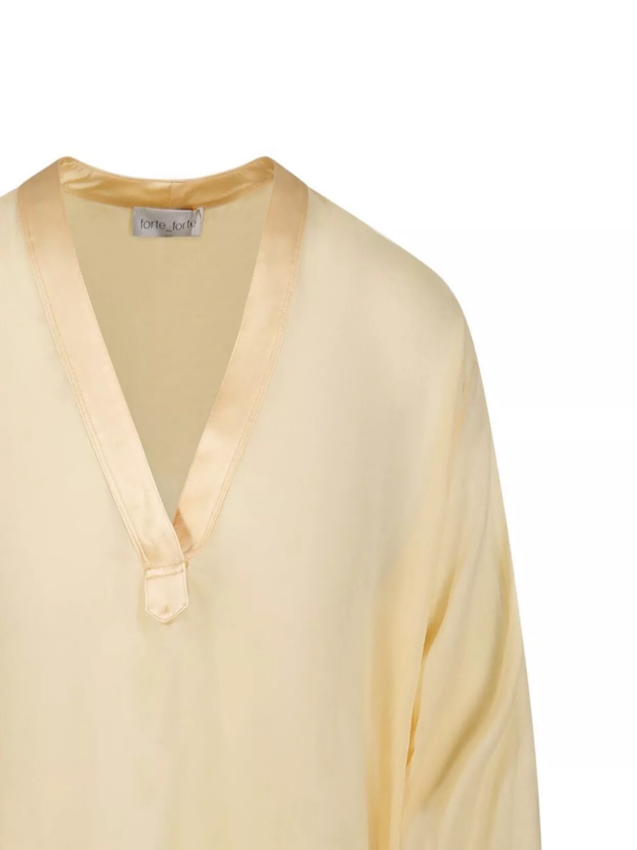 Forte Forte Lightweight Loose Fit V-neck Blouse