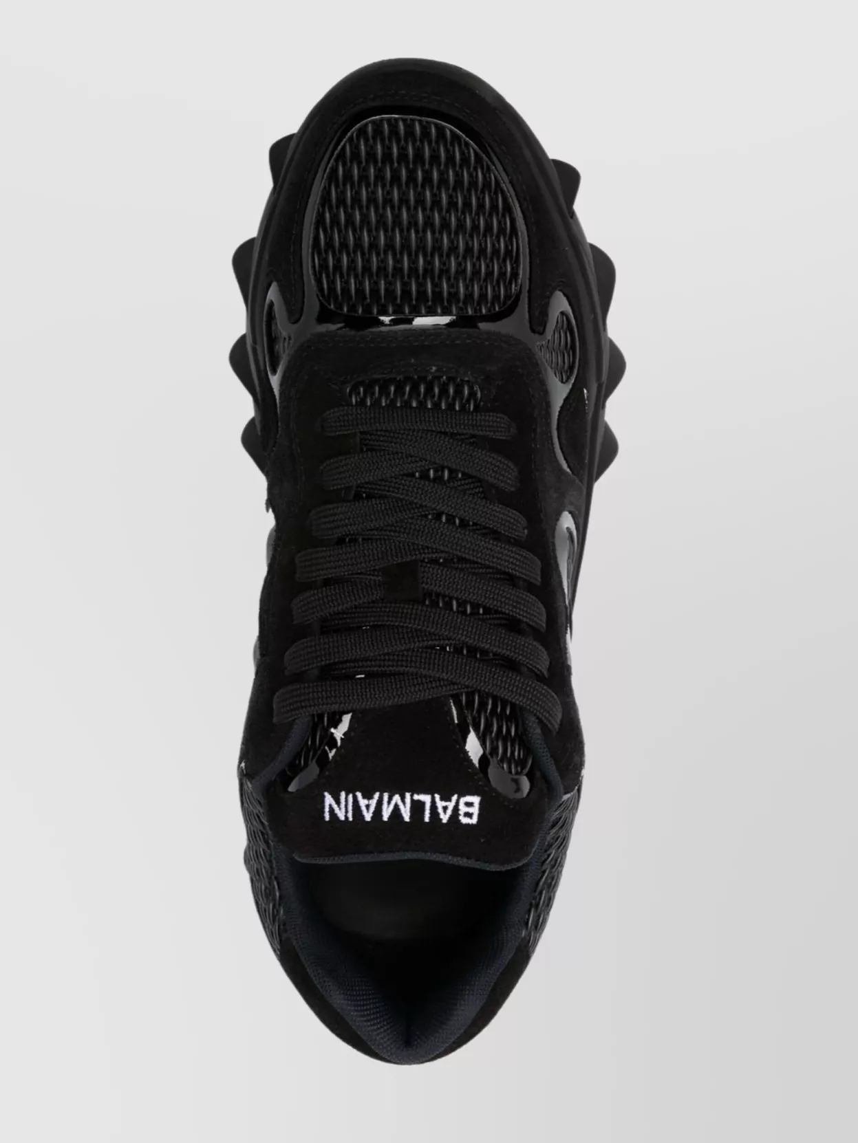 Balmain Bold Sole Mesh Insert Sneakers