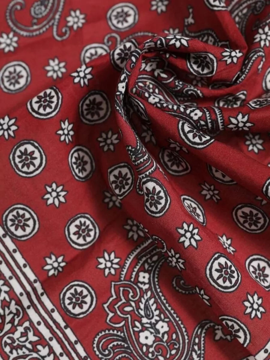 Dolce&Gabbana Cotton Floral-Print Square Scarf