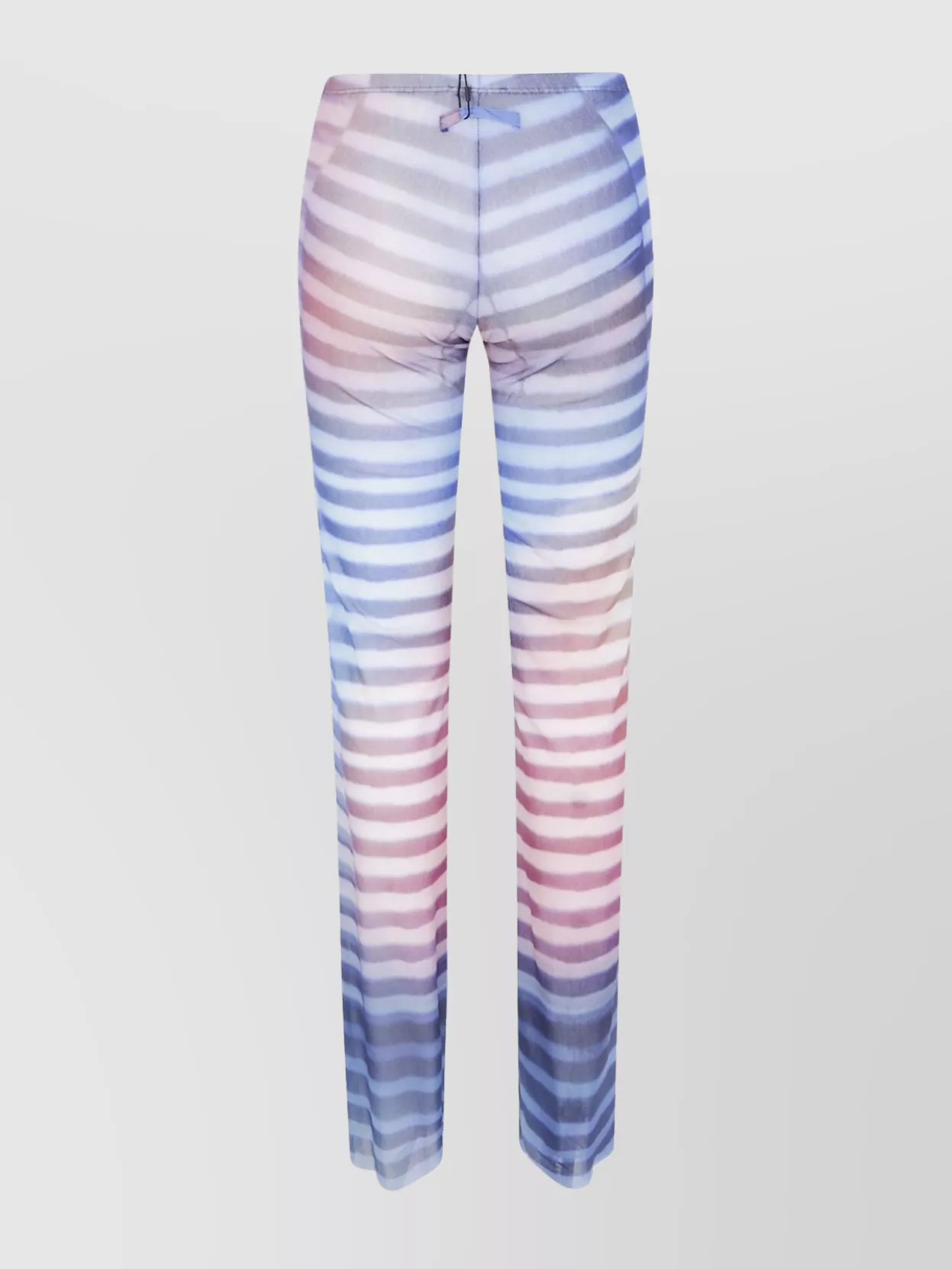 Jean Paul Gaultier Mesh Trouser Printed "air" In Multi