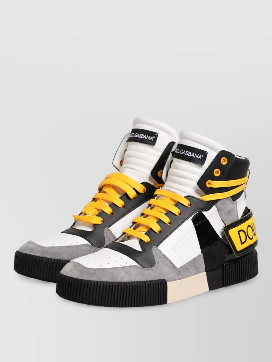Dolce&Gabbana leather hi-top sneakers