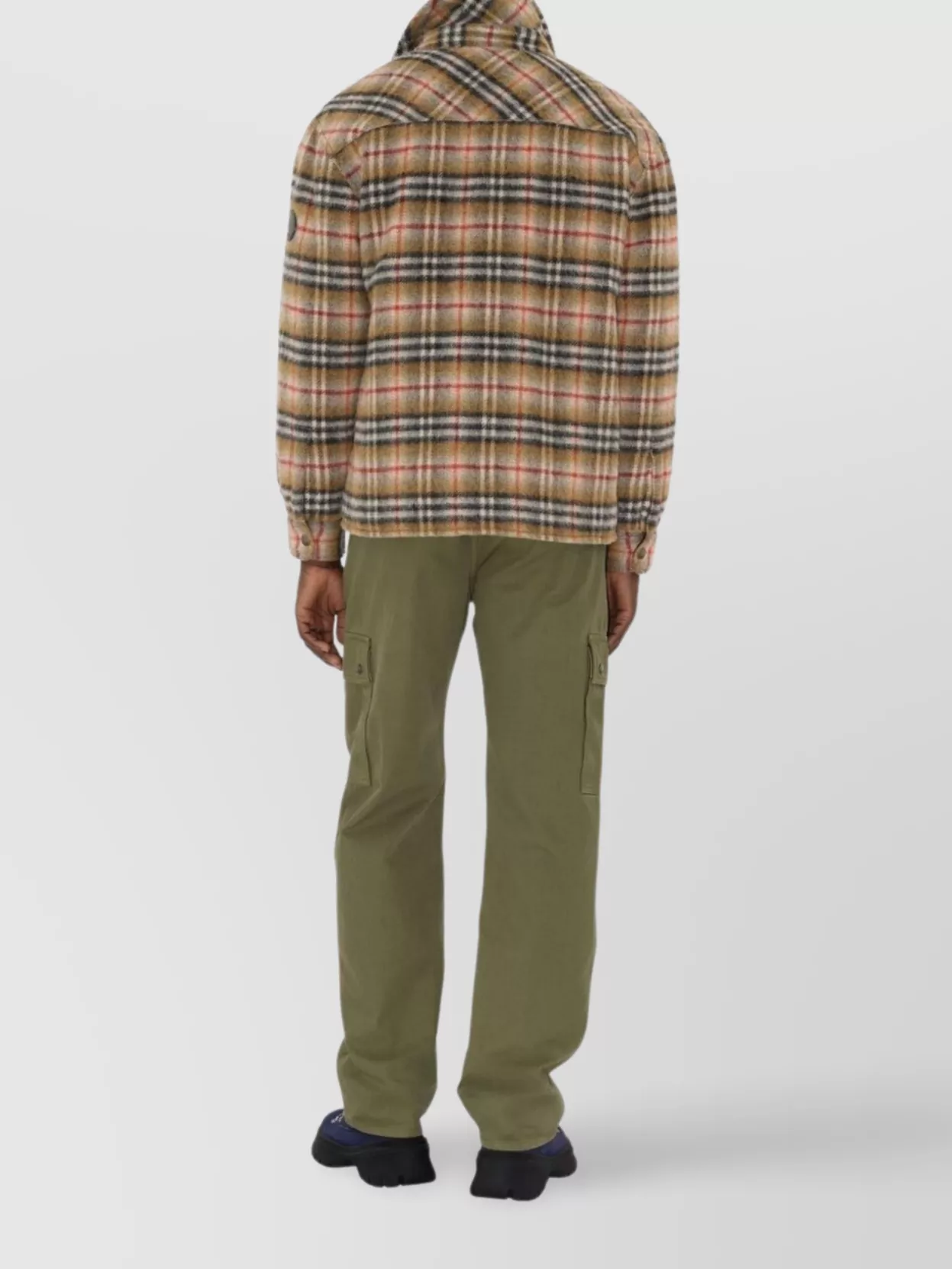 Burberry Checked Wool Shirt Long Sleeves