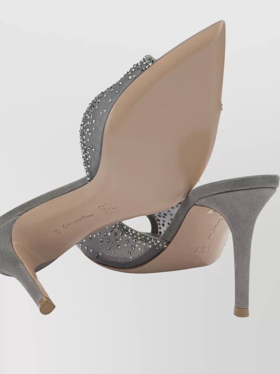 Gianvito Rossi Rania Mule Sandals 85 Mm Open Toe