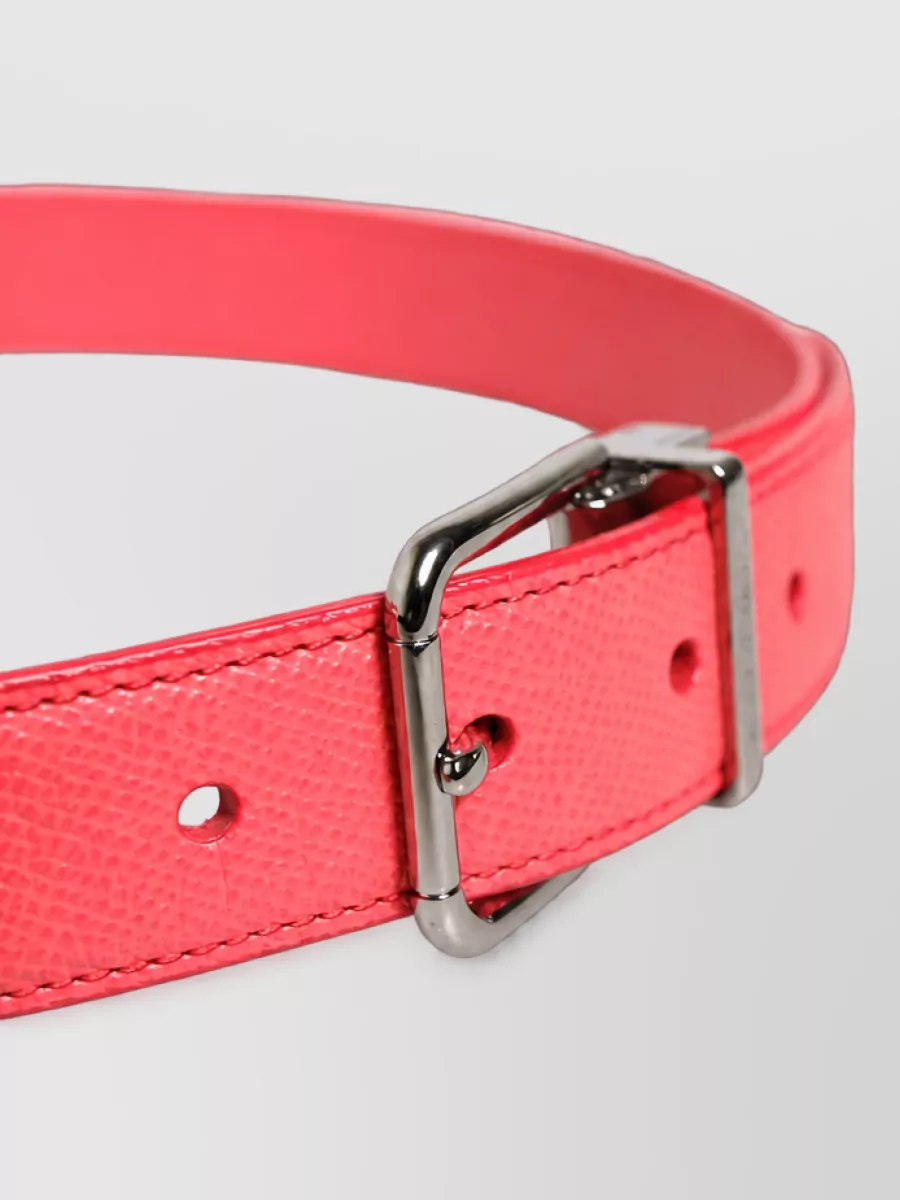 Dolce&Gabbana Lambskin Leather Belt