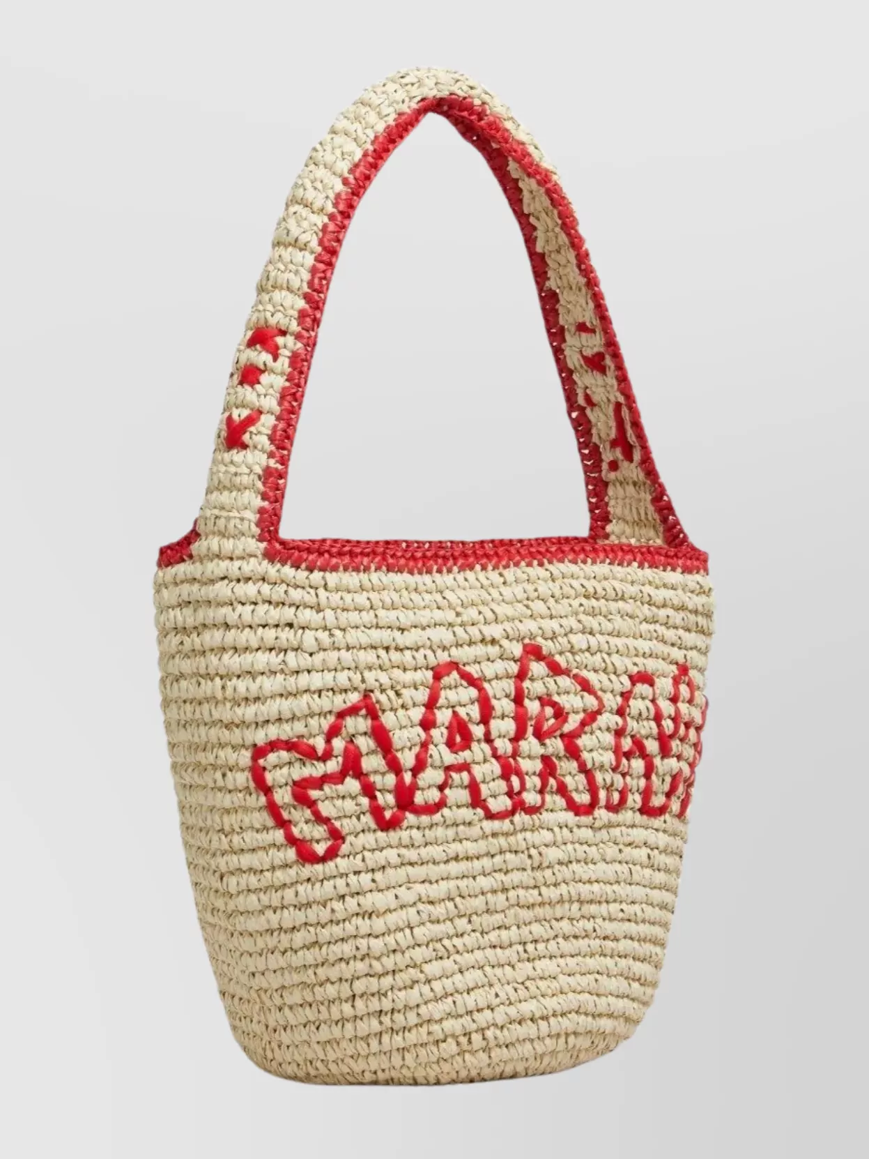 Marni Small Woven Hobo Bag With Round Handle