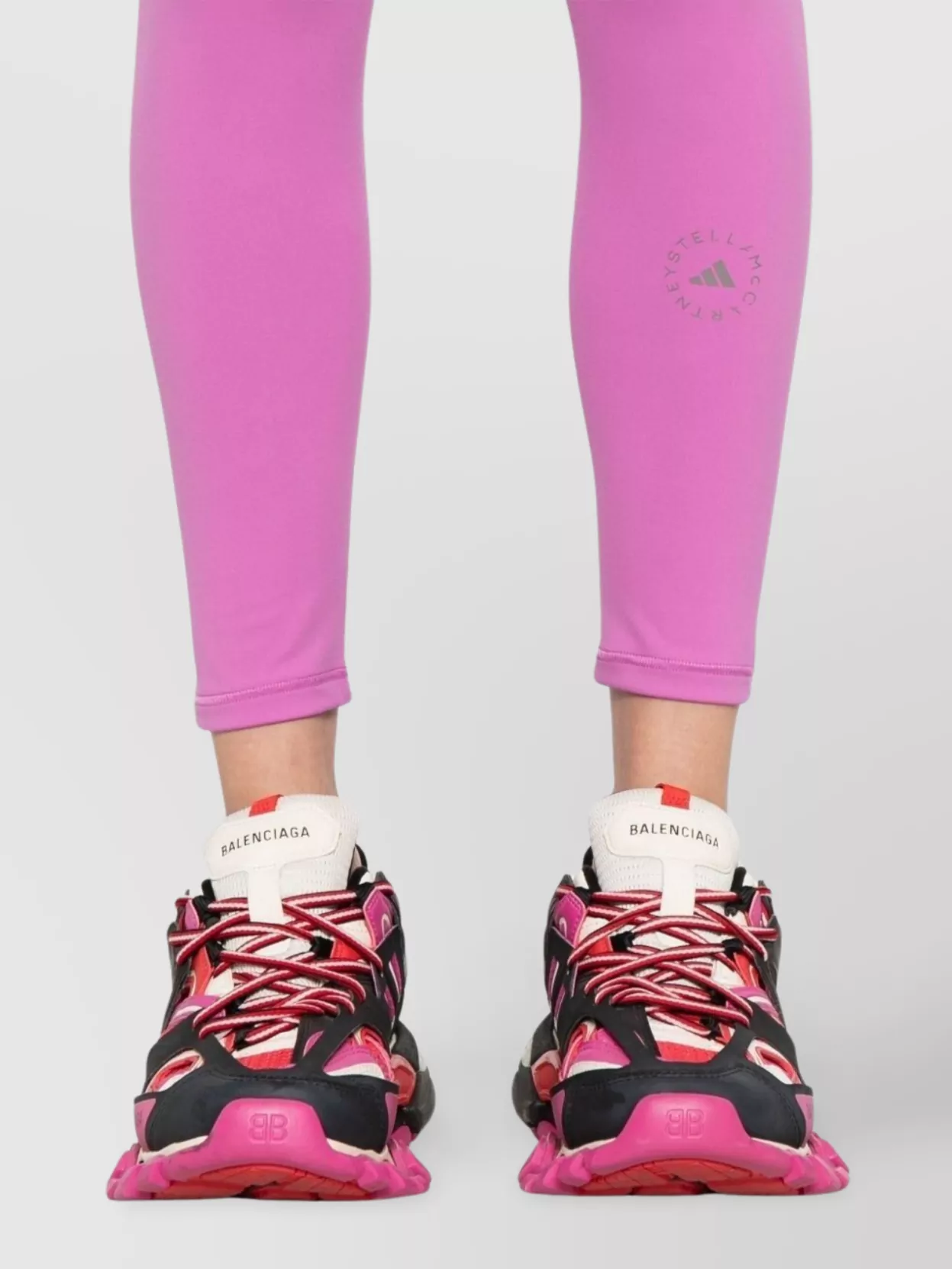 Shop Adidas By Stella Mccartney Logo High Waistband Leggings