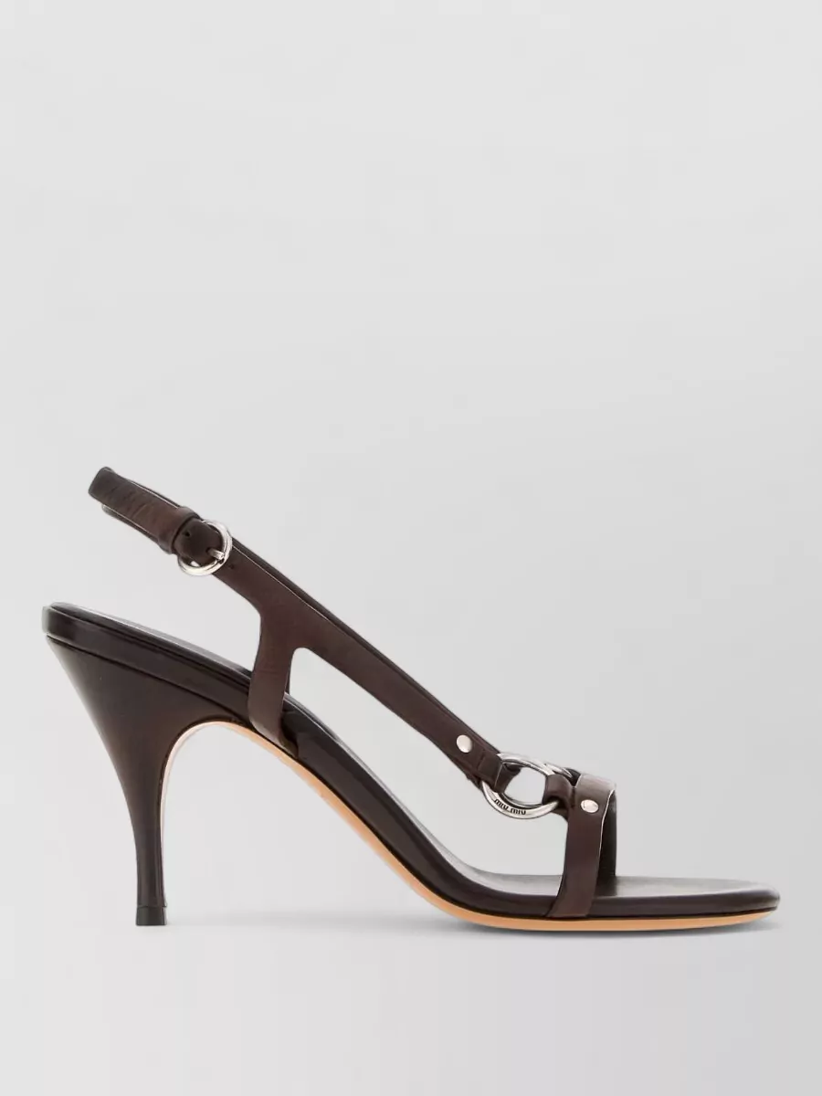 Miu Miu leather sandals