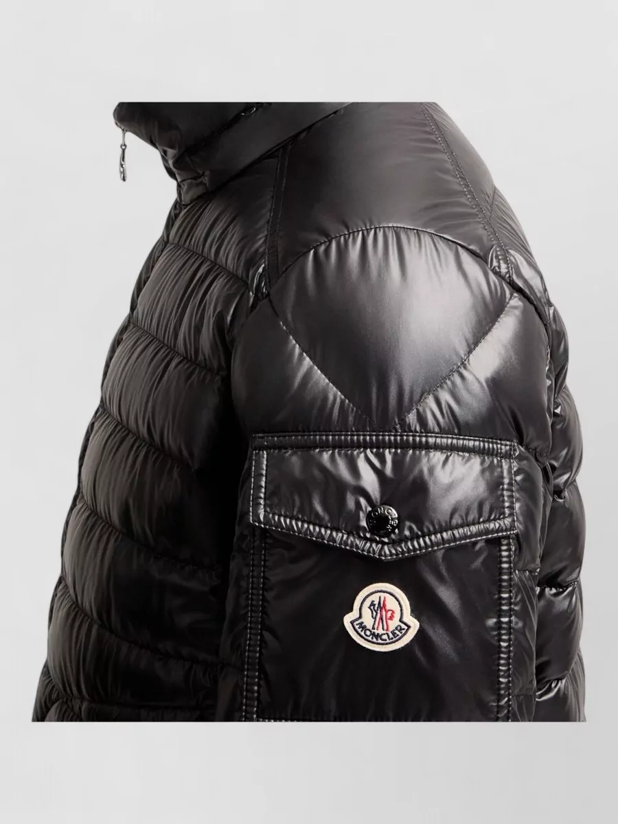 Moncler Lauros Hooded Short Down Jacket