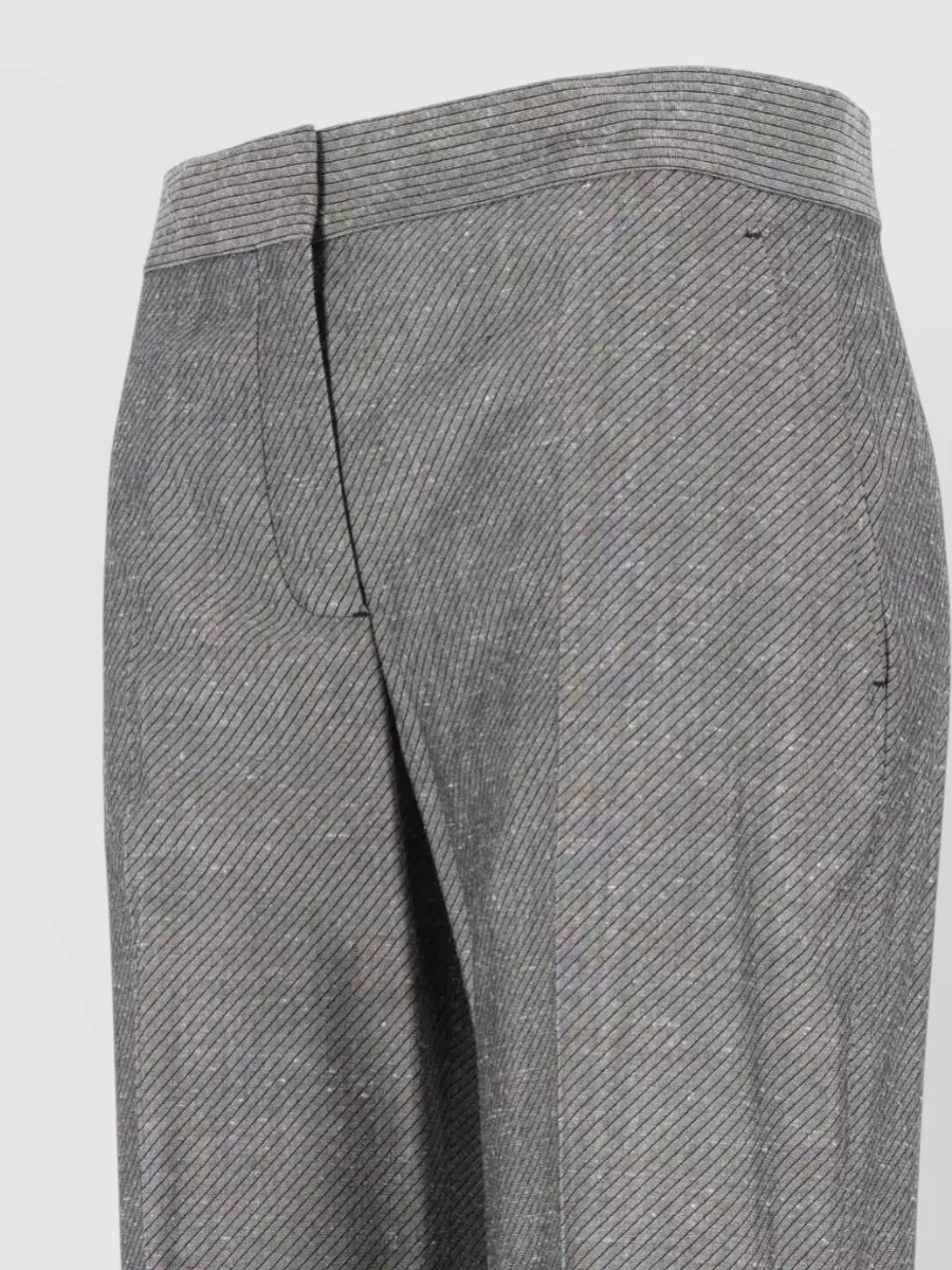 Stella Mccartney Twill Straight Leg Trousers