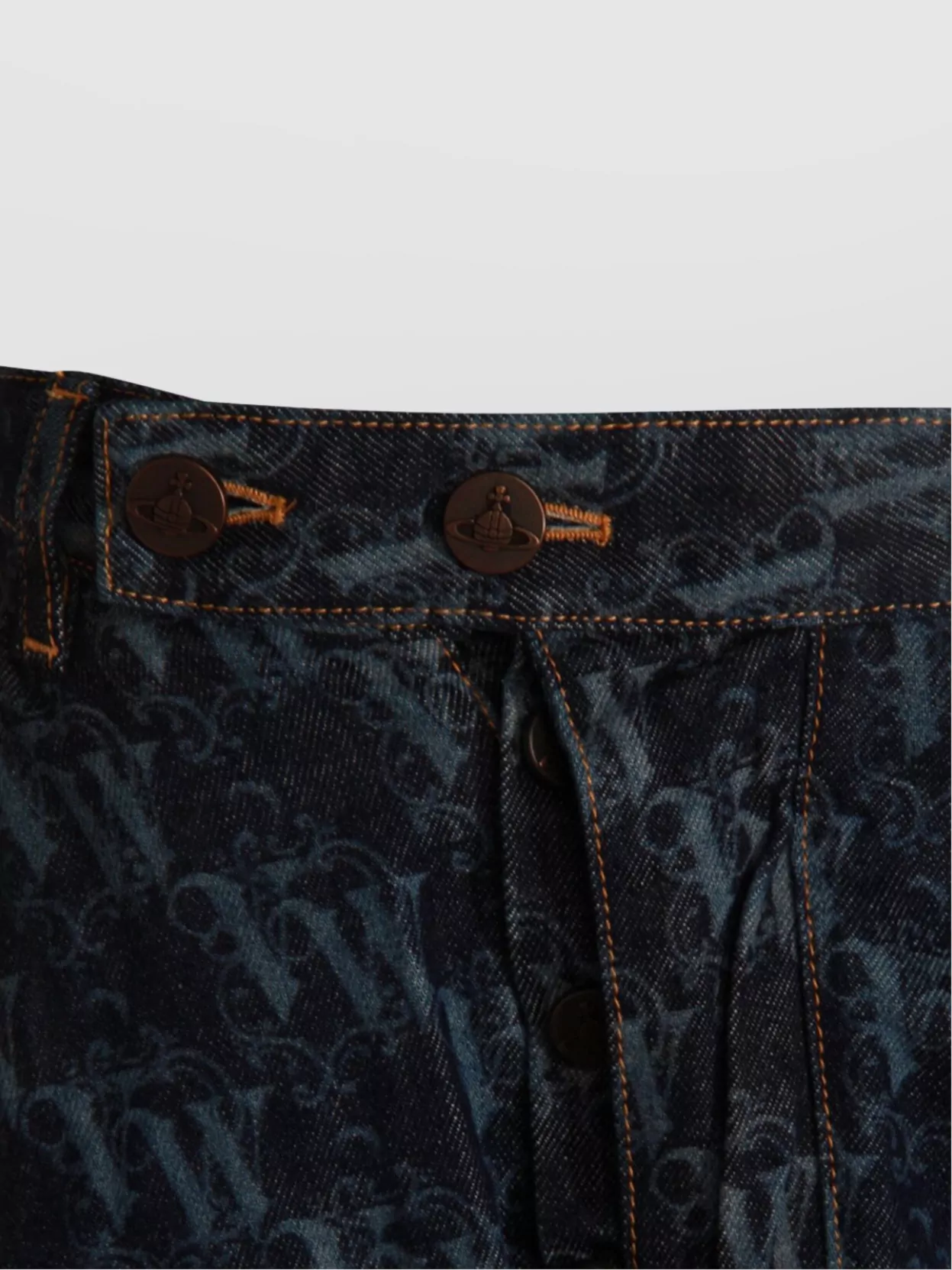 Vivienne Westwood Printed Trousers With Pockets And Loops