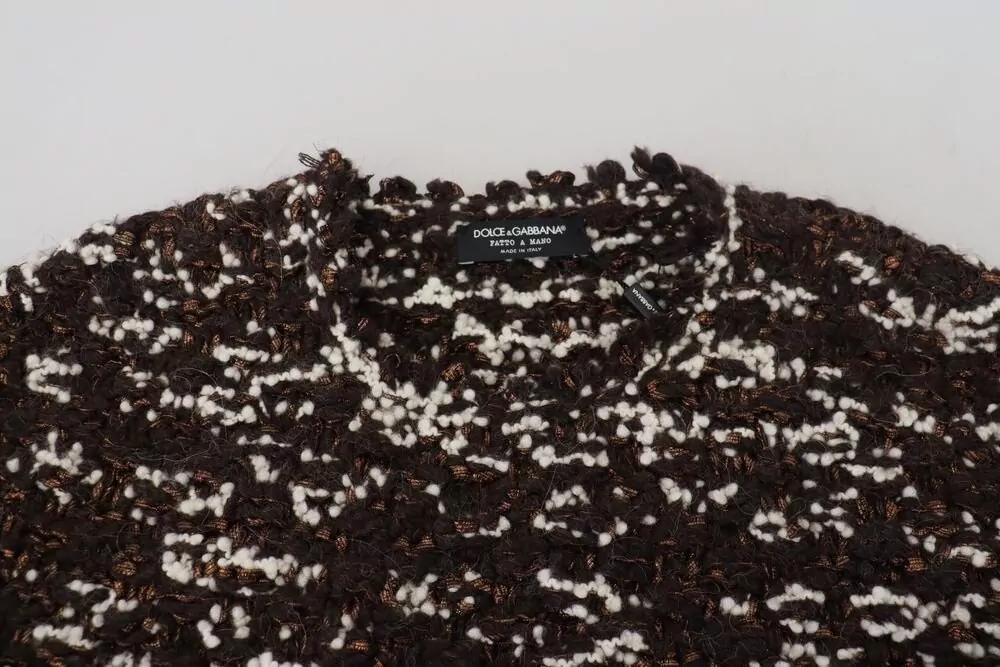 Dolce&Gabbana Wool-Blend Speckled Knitted Jumper