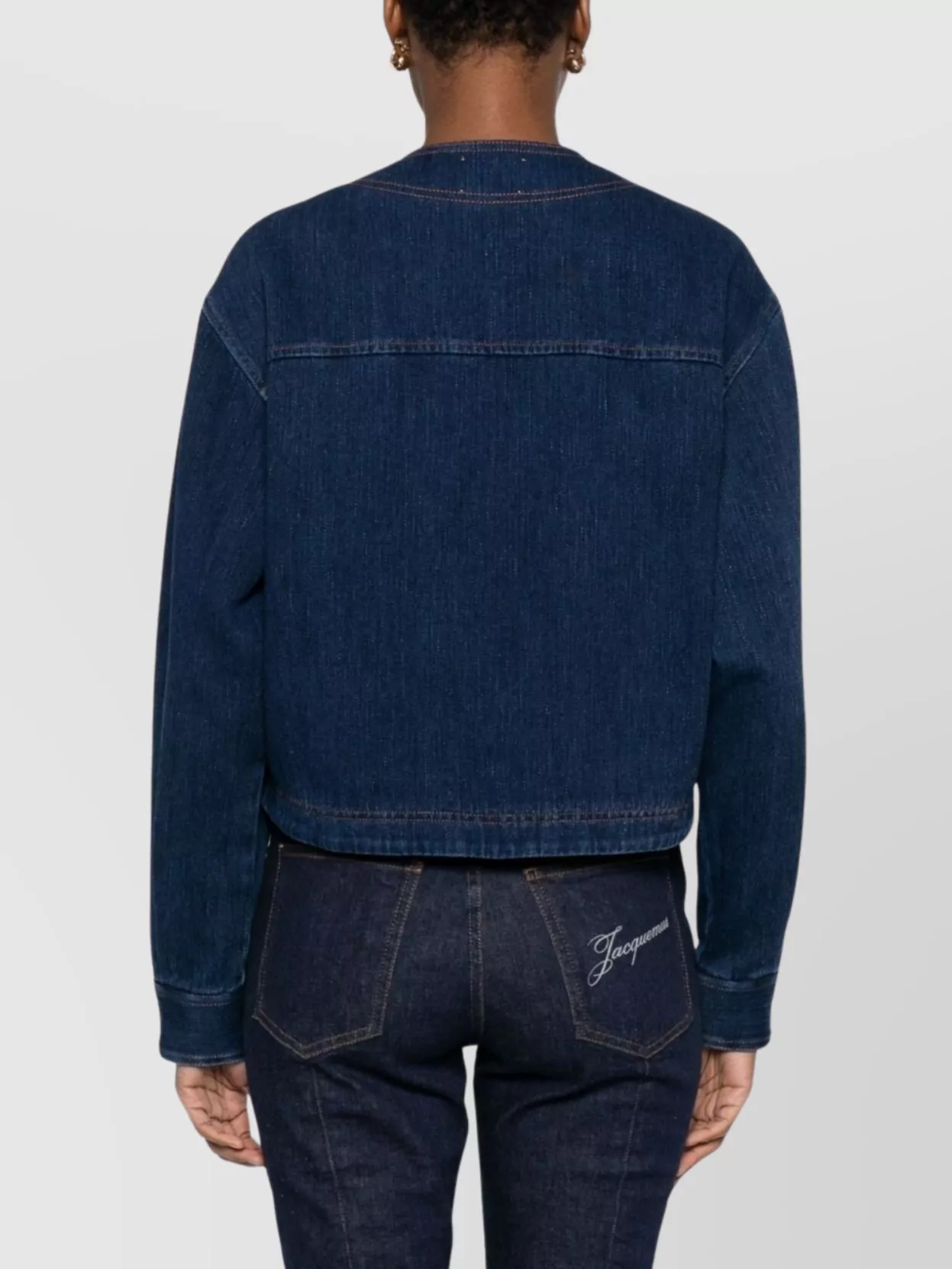 Forte Forte Cotton Overshirt With Chest And Patch Pockets In Blue