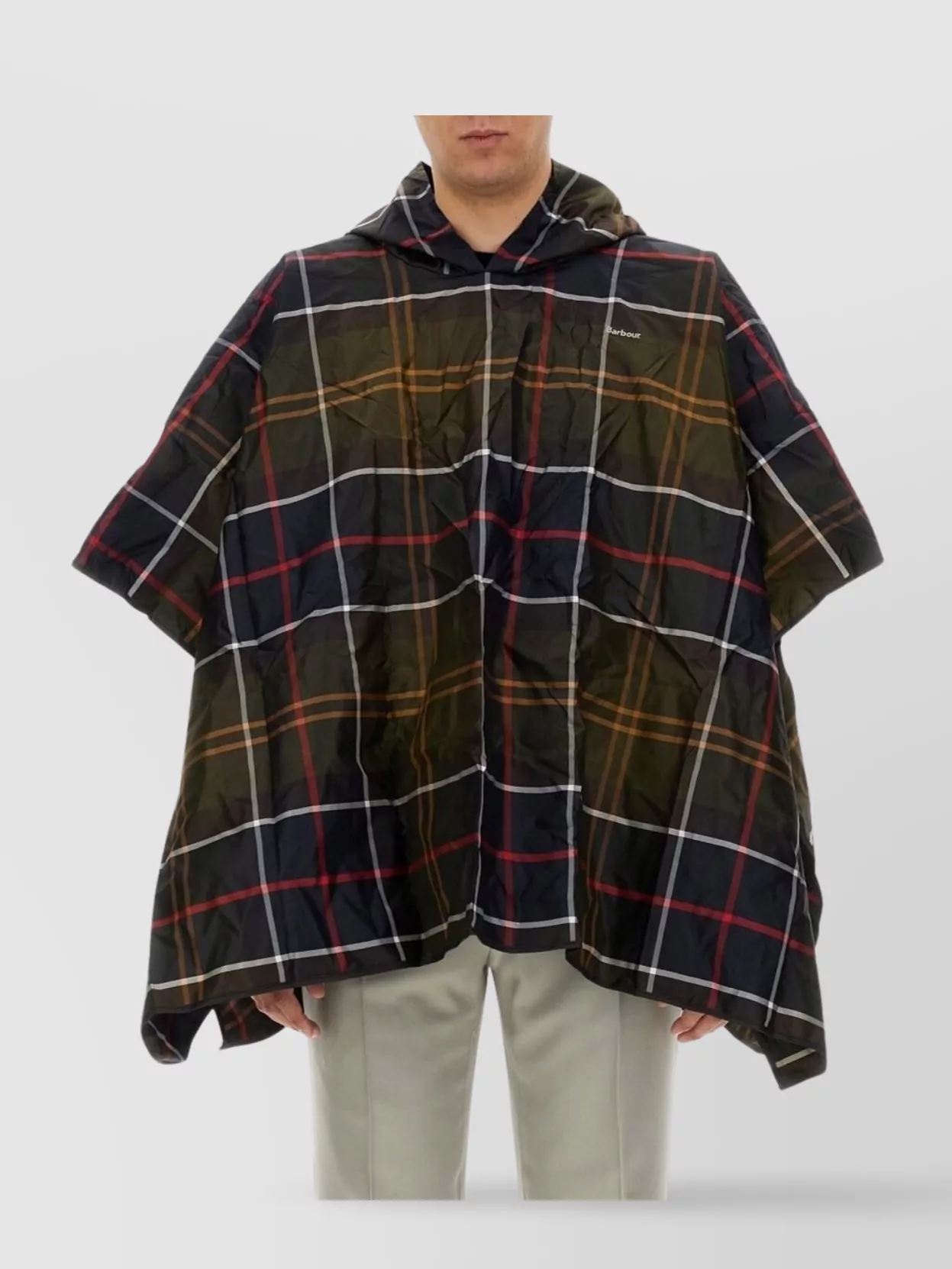 Barbour Tartan Waterproof Poncho