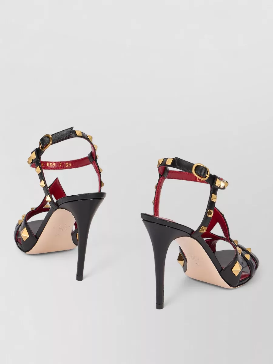 Valentino Garavani Leather Studded Sandals