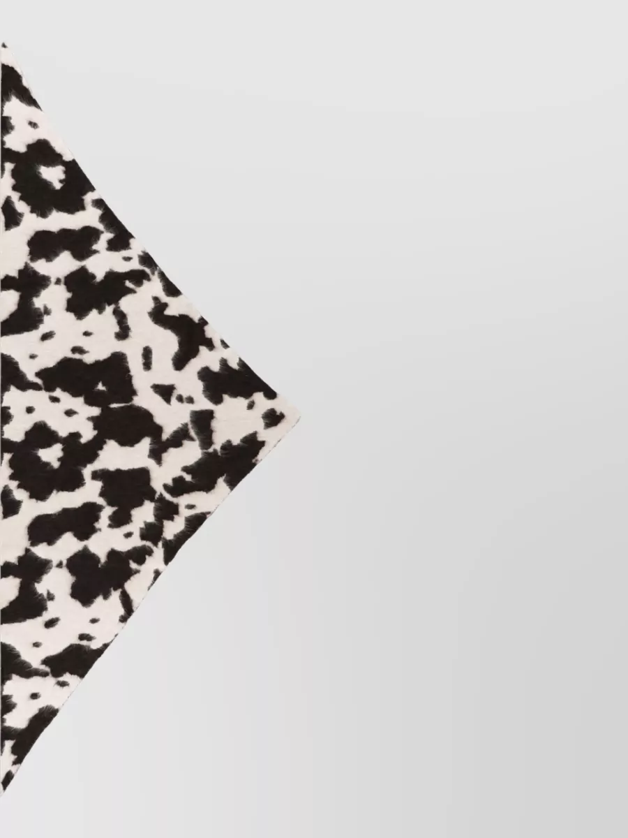 Guest In Residence cashmere printed triangle scarf