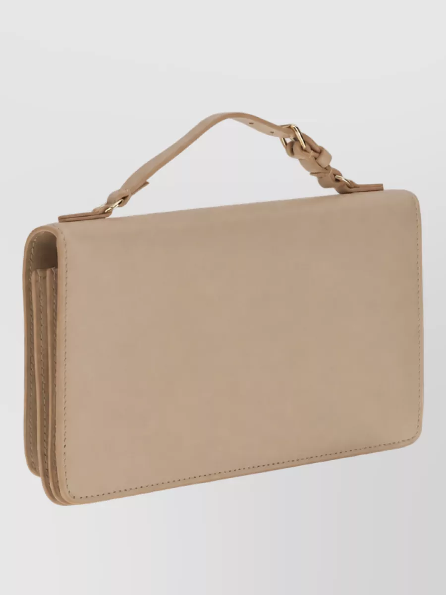 Fendi Calf Leather Chain Wallet